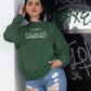 Forever Broke Women Sweatshirt Olive Green