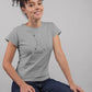 Constellation Cancer Women T-Shirt Grey