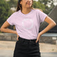 Amar-Prem LOL Leela Women T-Shirt Pink