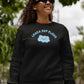 Laugh Out Cloud Women Sweatshirt Black