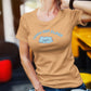 Laugh Out Cloud Women T-Shirt Mustard Yellow