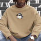 Chill Penguin Men Sweatshirt Beige