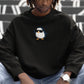 Chill Penguin Men Sweatshirt Black