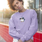 Chill Penguin Men Sweatshirt Lavender