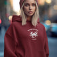 Crabtivating Charm Women Hoodie Maroon