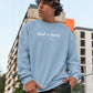 Dad A Base Men Sweatshirt Steel Blue