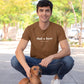 Dad A Base Men T-Shirt Coffee Brown