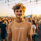 Dad A Base Men T-Shirt Mustard Yellow
