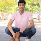 Dad A Base Men T-Shirt Pink