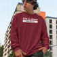 Sip & Seize Men Sweatshirt Maroon