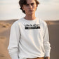 Sip & Seize Men Sweatshirt White