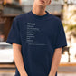 Engineer Edition Men Oversized T-Shirt Steel Blue