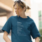 Engineer Edition Women Oversized T-Shirt Steel Blue