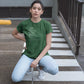 Engineer Edition Women T-Shirt Olive Green