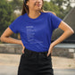 Engineer Edition Women T-Shirt Royal Blue