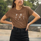 Slang Vision Women T-Shirt Coffee Brown