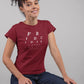 Slang Vision Women T-Shirt Maroon