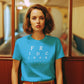 Slang Vision Women T-Shirt Sky Blue