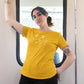 Slang Vision Women T-Shirt Yellow