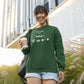 Case Of Finding X Women Sweatshirt Olive Green