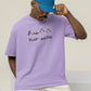 Flap-Mates Men Oversized T-Shirt Beige