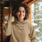 Flap-Mates Women Hoodie Beige