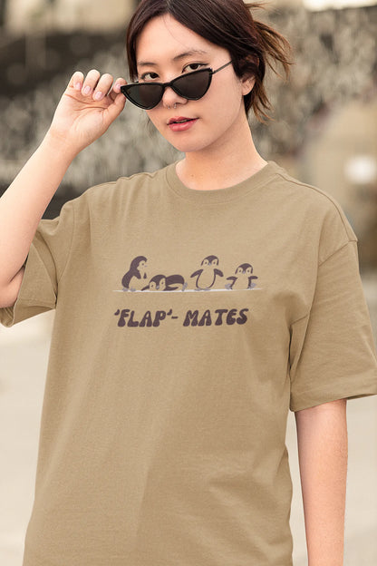 Flap-Mates Women Oversized T-Shirt