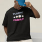 Flappy Family Men Oversized T-Shirt Navy Blue