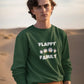 Flappy Family Men Sweatshirt Olive Green