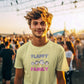 Flappy Family Men T-Shirt Butter Yellow