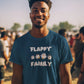 Flappy Family Men T-Shirt Navy Blue