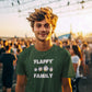 Flappy Family Men T-Shirt Olive Green