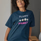 Flappy Family Women Oversized T-Shirt Steel Blue