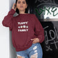 Flappy Family Women Sweatshirt Maroon