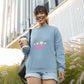 Flappy Family Women Sweatshirt Steel Blue