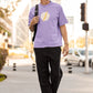 Flash Men Oversized T-Shirt Lavender