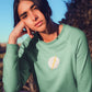 Flash Women Sweatshirt Mint Green
