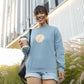 Flash Women Sweatshirt Steel Blue