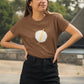 Flash Women T-Shirt Coffee Brown