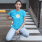 Flash Women T-Shirt Sky Blue