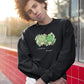 Frogever Green Men Sweatshirt Black