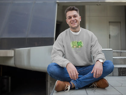 Frogever Green Men Sweatshirt Grey