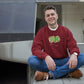 Frogever Green Men Sweatshirt Maroon