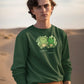 Frogever Green Men Sweatshirt Olive Green