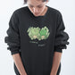 Frogever Green Women Sweatshirt Black