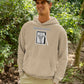 Giraffic Artist Men Hoodie Beige