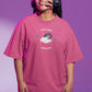 Capricorn Summit Women Oversized T-Shirt Blush Pink