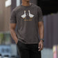 Goose-bumps Men T-Shirt Charcoal Grey