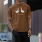 Goose-bumps Men T-Shirt Coffee Brown