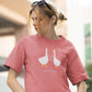 Goose-bumps Women Oversized T-Shirt Dusty Rose